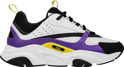 dior purple and yellow sneakers|genuine christian dior sneakers.